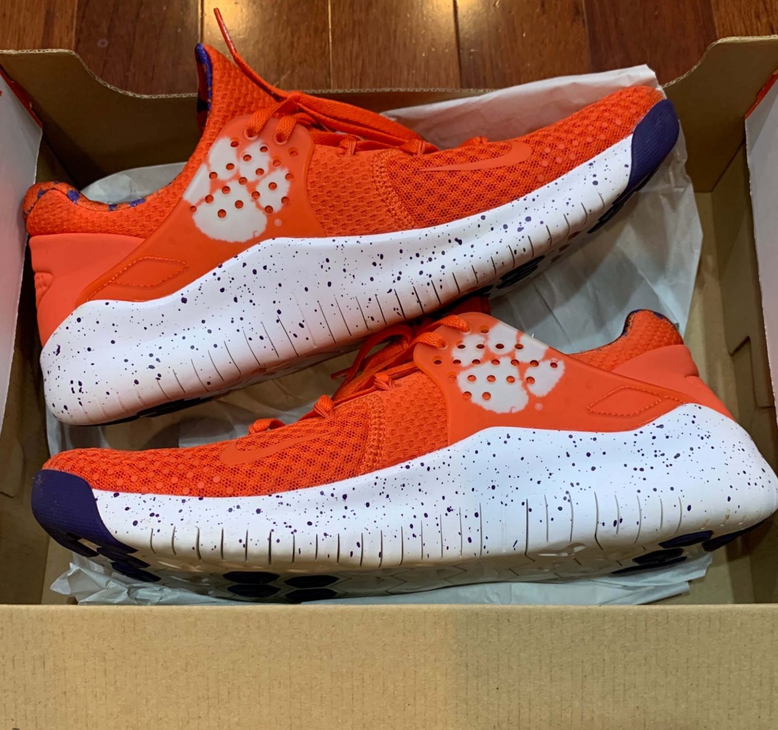 clemson nike free tr8