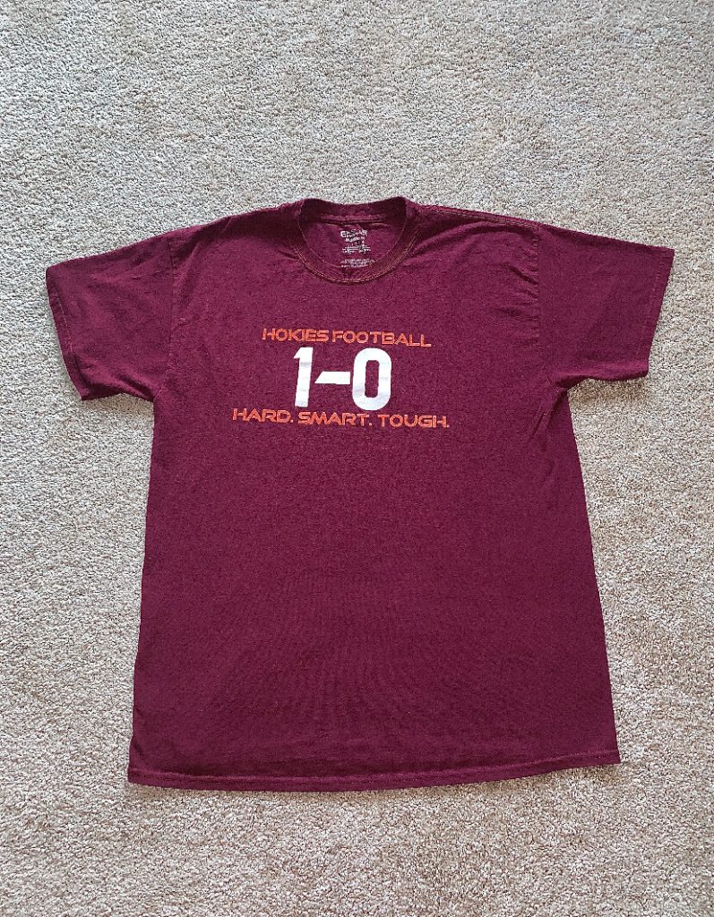 black virginia tech shirt