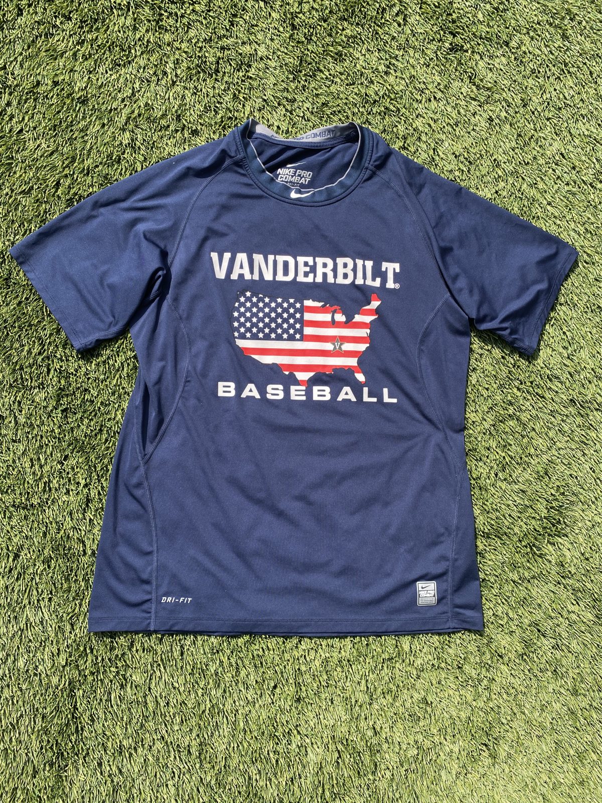 Denken Specialiseren kleding stof Vanderbilt Baseball Nike Pro Combat Tee : NARP Clothing