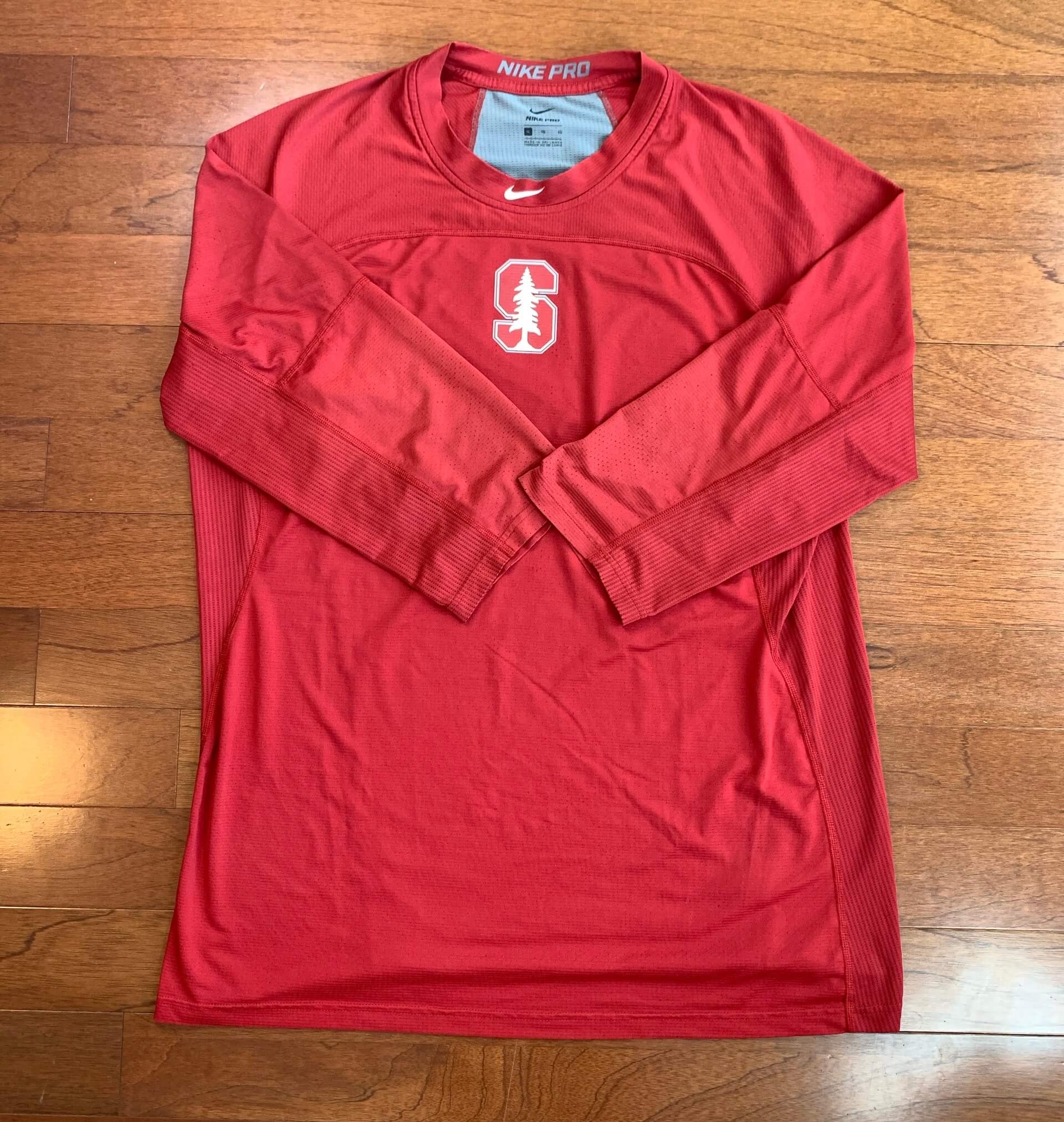 Stanford Baseball Nike Pro 3/4 Sleeve NARP Clothing