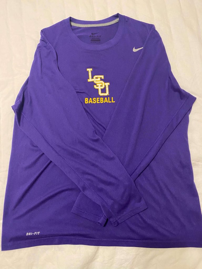 LSU Baseball Nike Dri-Fit Long Sleeve : NARP Clothing