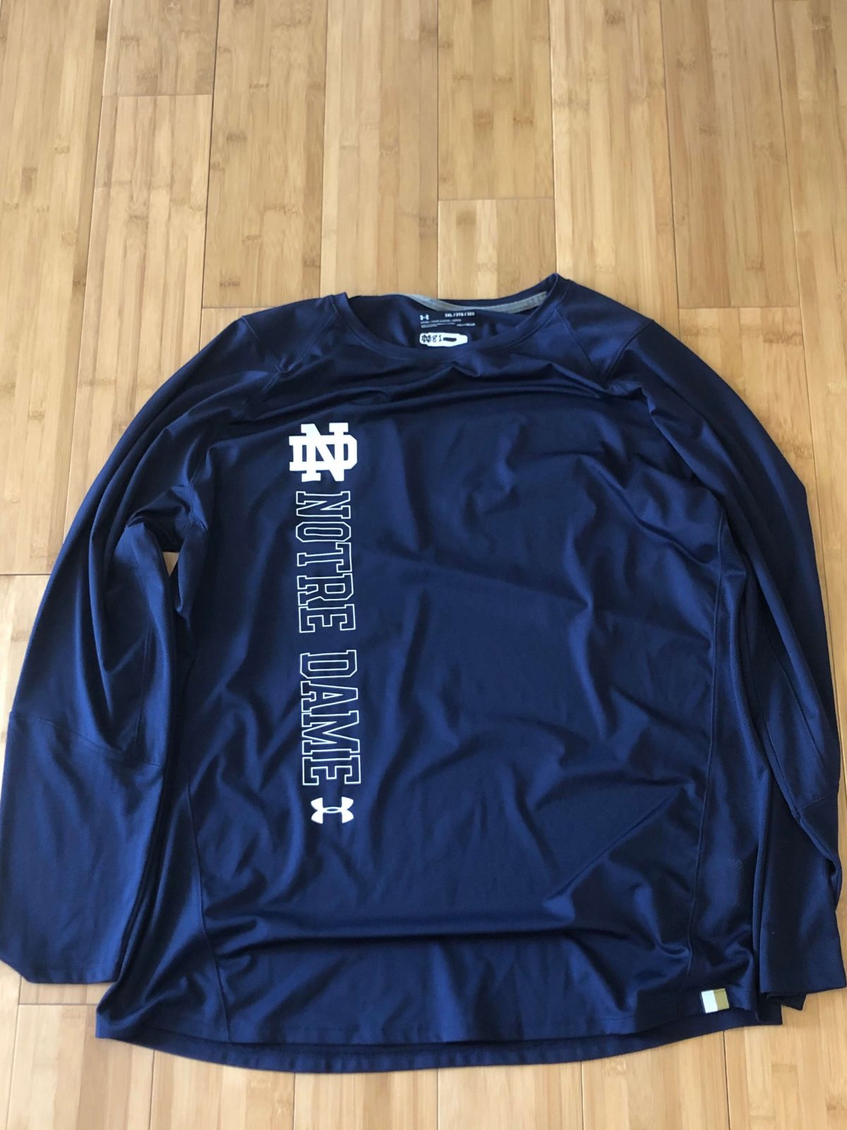 John Lager Notre Dame Football Under Armour Long Sleeve : NARP Clothing