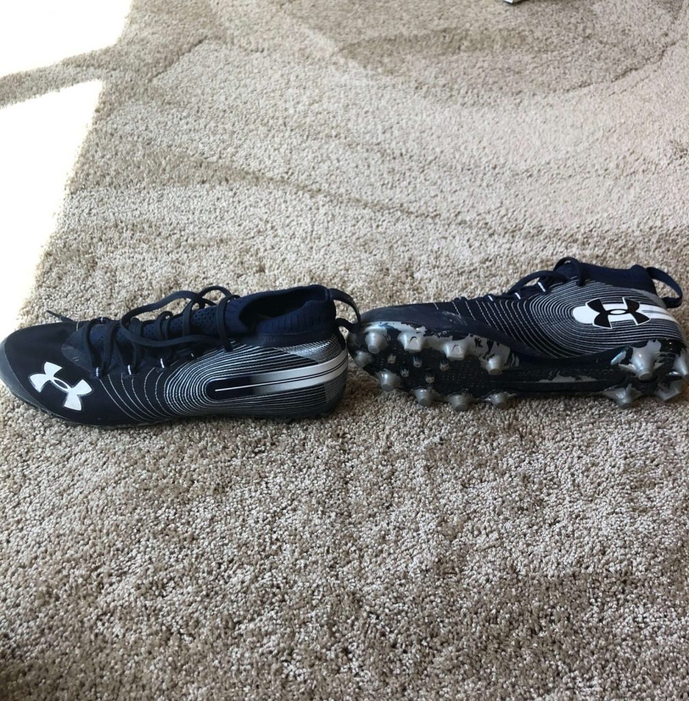 John Lager Notre Dame Football Under Armour Cleats NARP