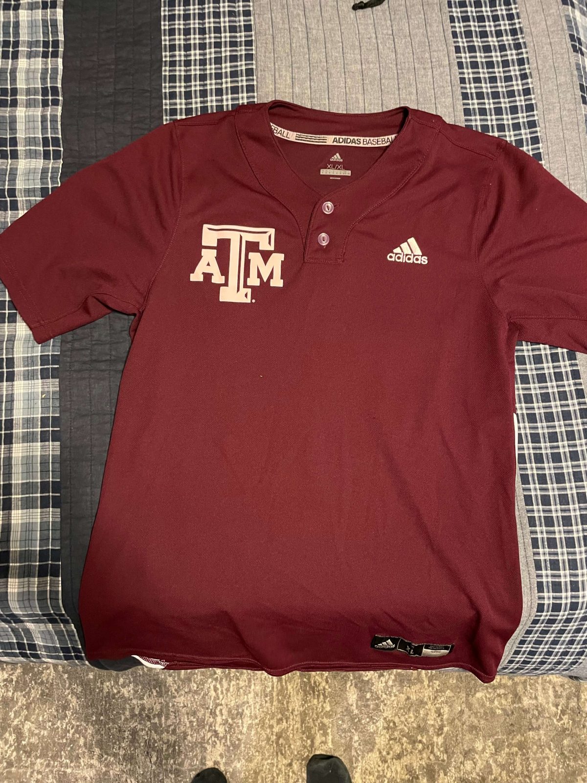 Texas A&M Baseball Adidas Climalite Practice Shirt : NARP Clothing
